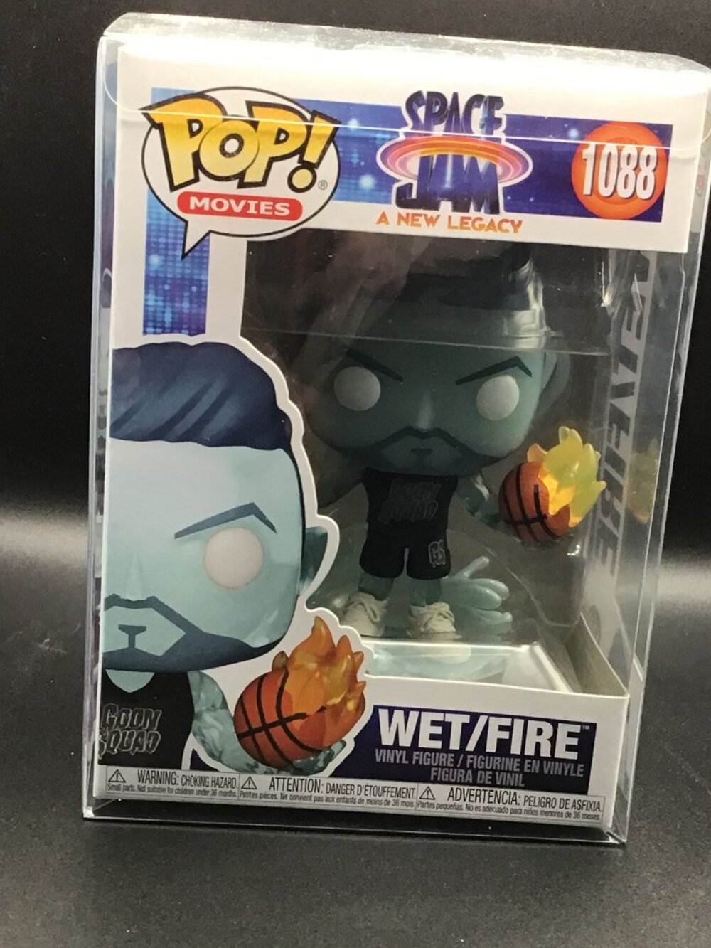 Funko Pop Movies Space Jam Wet/Fire #1028 Vinyl Figure w/Pop Protector New Tune